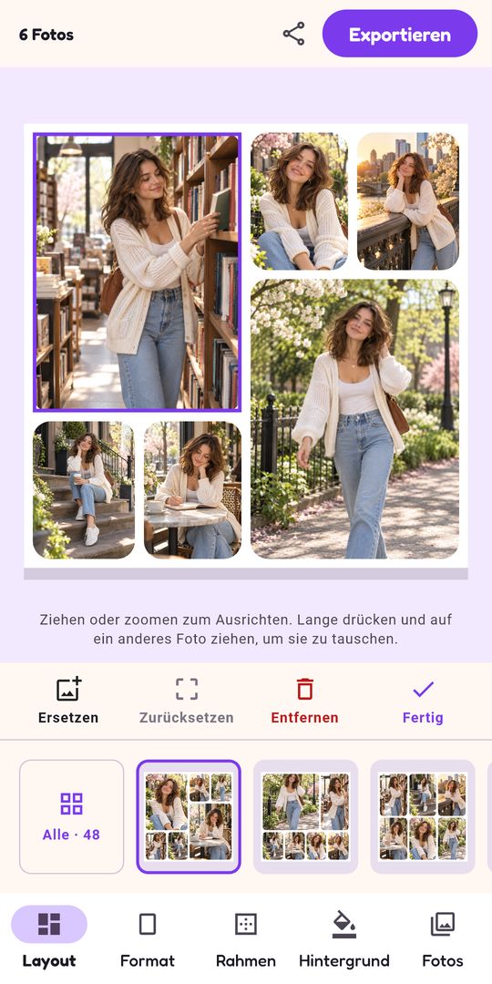 Screenshot 4 von Fotocollage: Collage erstellen