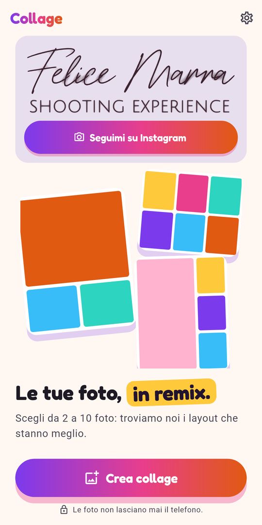 Schermata 1 di Collage foto e fotomontaggi