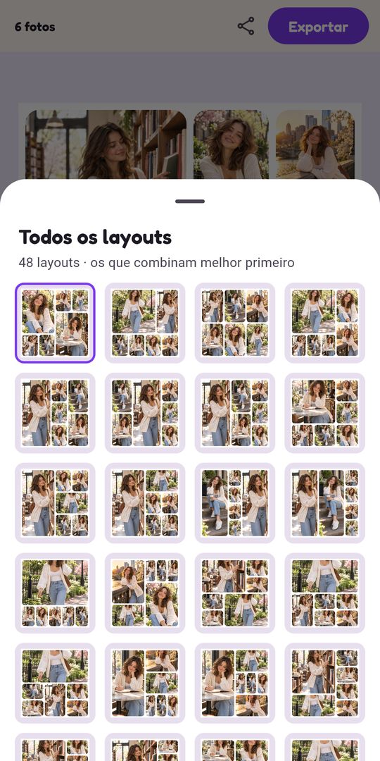 Captura de tela 3 de Colagem e Montagem de Fotos