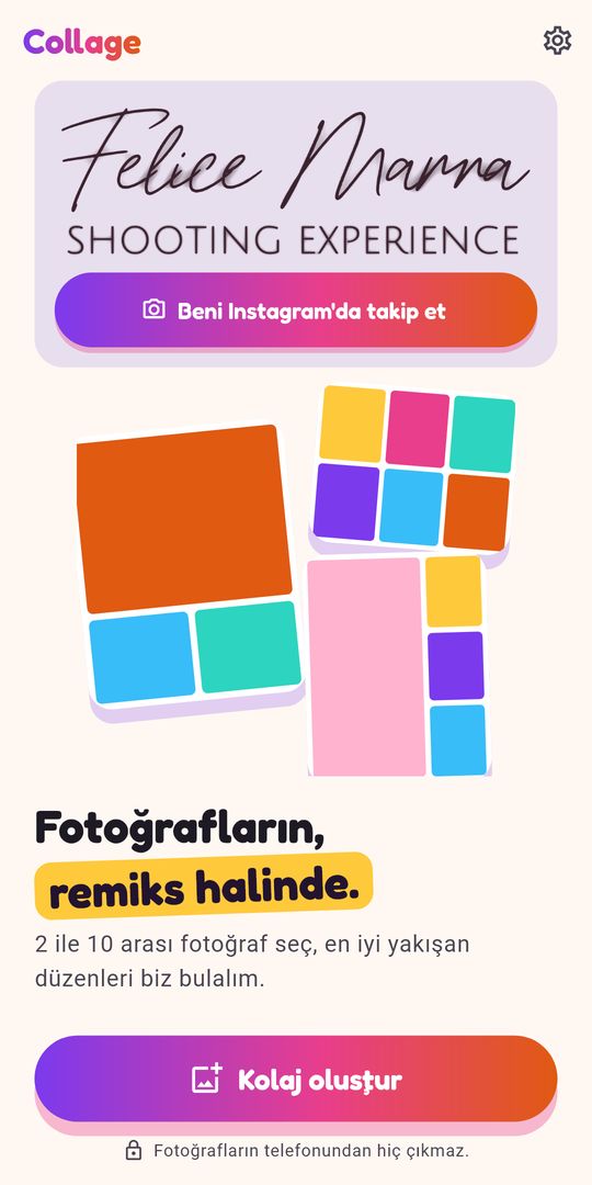 Kolaj Yap: Fotoğraf Kolajı ekran görüntüsü 1