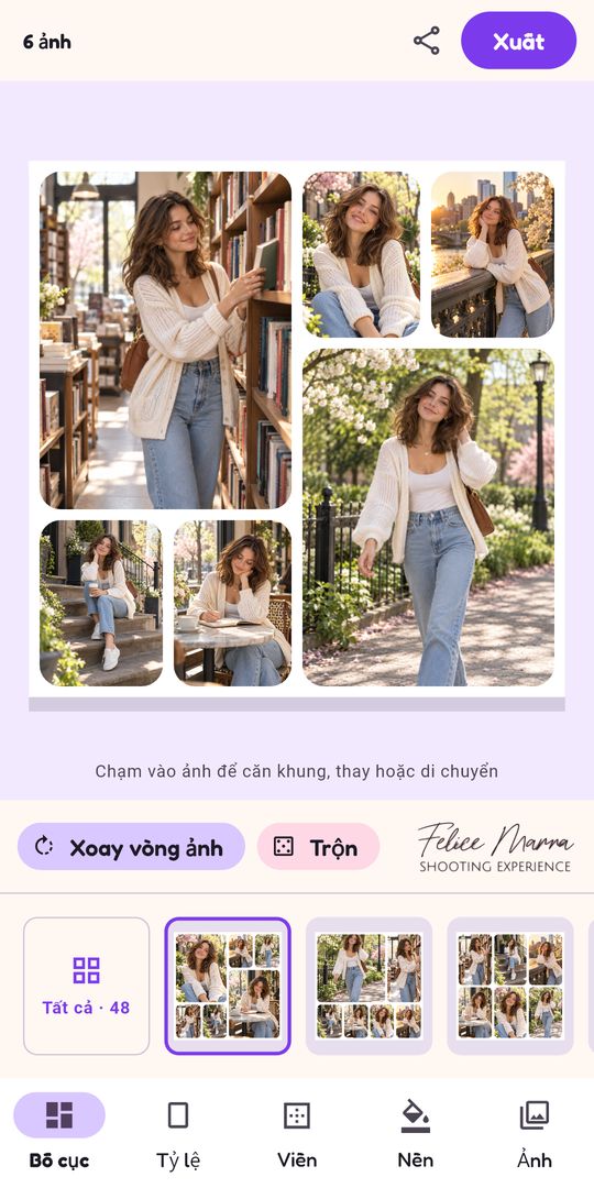 Ảnh chụp màn hình 2 của Ghép Ảnh - Tạo ảnh ghép