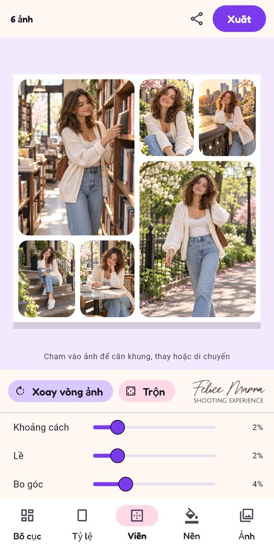 Ảnh chụp màn hình 5 của Ghép Ảnh - Tạo ảnh ghép