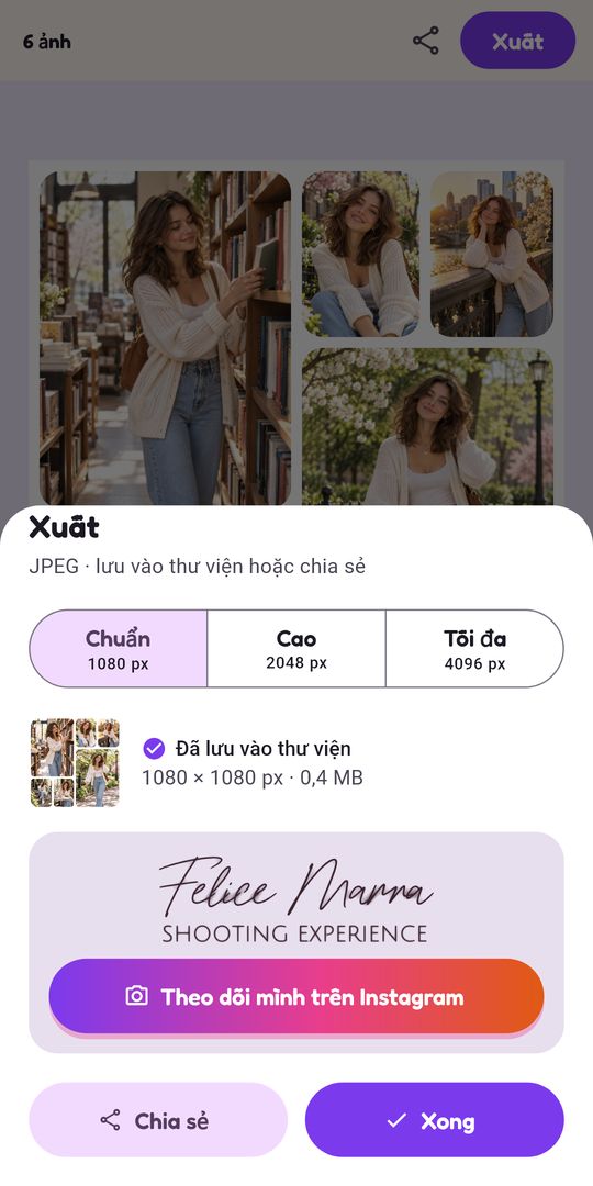 Ảnh chụp màn hình 8 của Ghép Ảnh - Tạo ảnh ghép