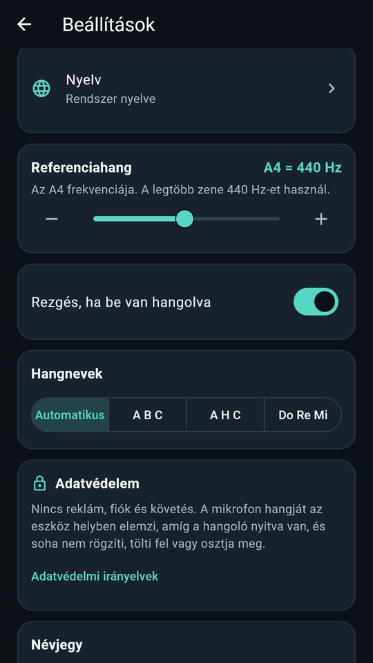 Gitár hangoló: basszus, hegedű – 4. képernyőkép