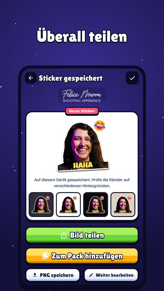 Screenshot 7 von Sticker Erstellen: Foto, Text
