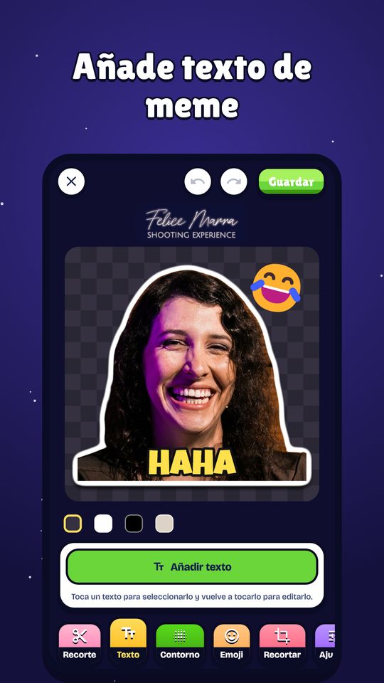Captura 3 de Crear Stickers: Recorte, Texto