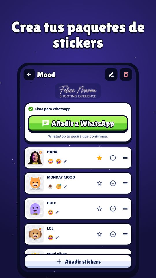 Captura 4 de Crear Stickers: Recorte, Texto