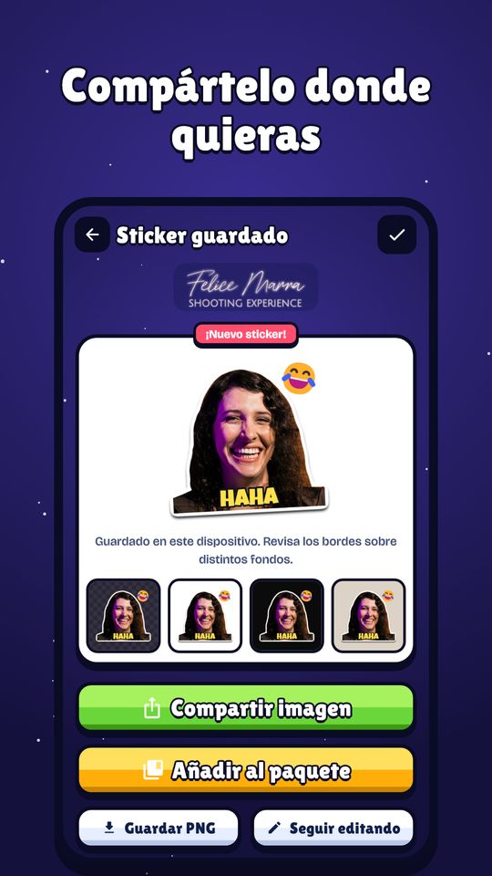 Captura 7 de Crear Stickers: Recorte, Texto