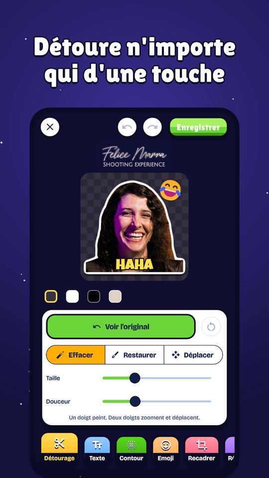 Capture d'écran 2 de Créer des Stickers : Détourage