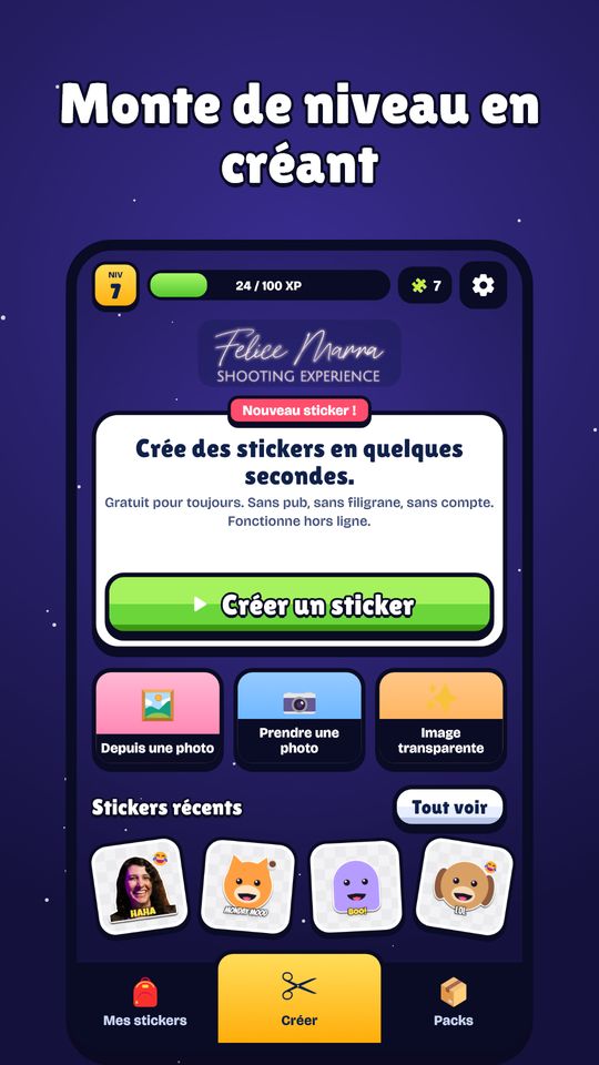 Capture d'écran 6 de Créer des Stickers : Détourage