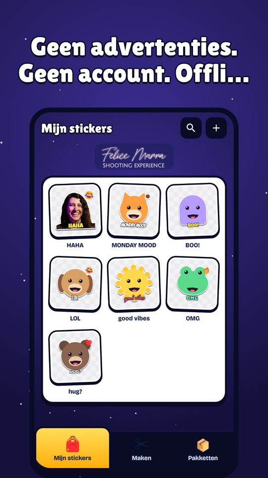 Screenshot 8 van Stickers Maken: Knippen, Tekst