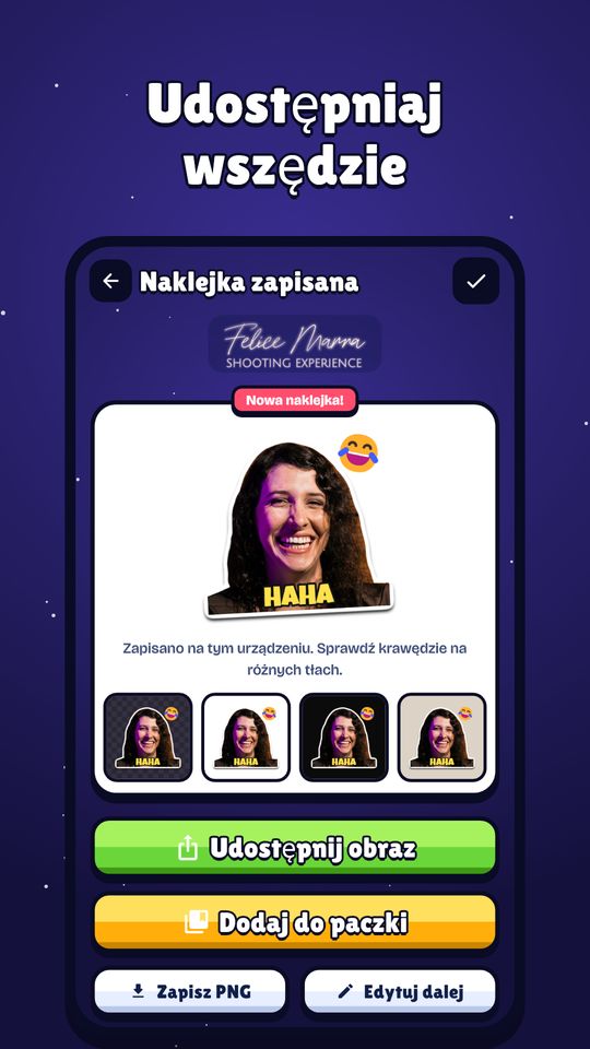 Zrzut ekranu 7 aplikacji Twórz Naklejki: Wytnij i Pisz