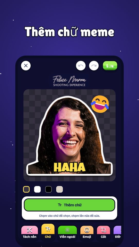 Ảnh chụp màn hình 3 của Tạo Sticker Tách Nền Ảnh
