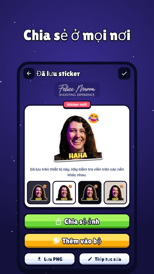 Ảnh chụp màn hình 7 của Tạo Sticker Tách Nền Ảnh