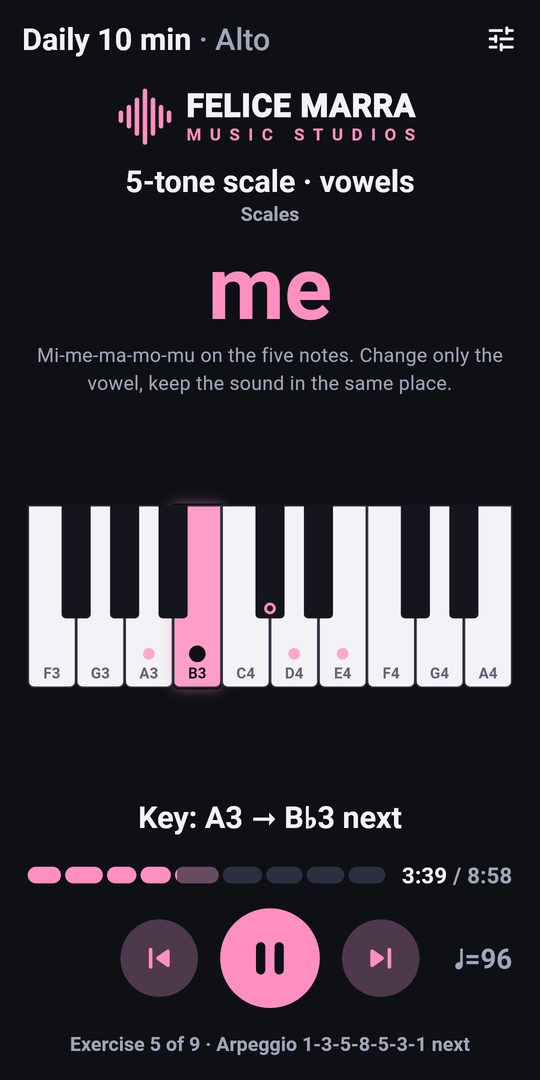 Screenshot 1 of Vocal Warm-Ups for Singers